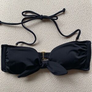 Victoria Secret Bandeau Swimsuit Top Black Size S